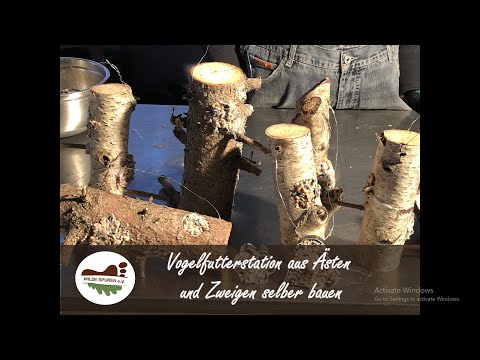 DIY Vogelfutterstellen bauen