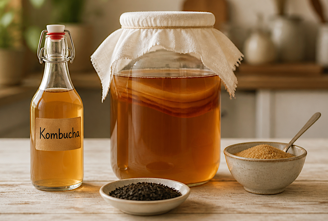 Workshop: "Kombucha - das Getränk der 100jährigen" am 16.09.2026 im SmartCity-Büro Guben